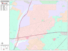 Baldwin Park Digital Map Premium Style